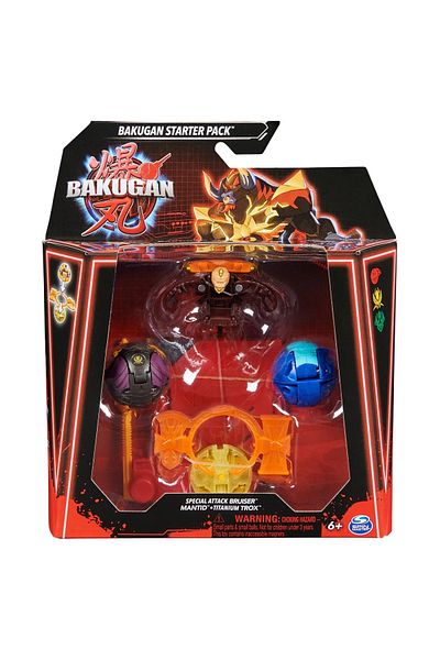 Bakugan Mechtanium Surge BAKUGAN STARTER PACK BRUISER MANTID TITANIUM TROX
