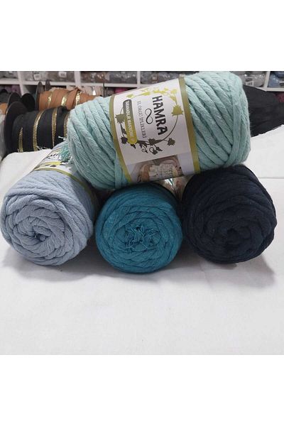 HOBİ Mixed Color Screening Macrome Thread 3 - 5 - 4 Pcs