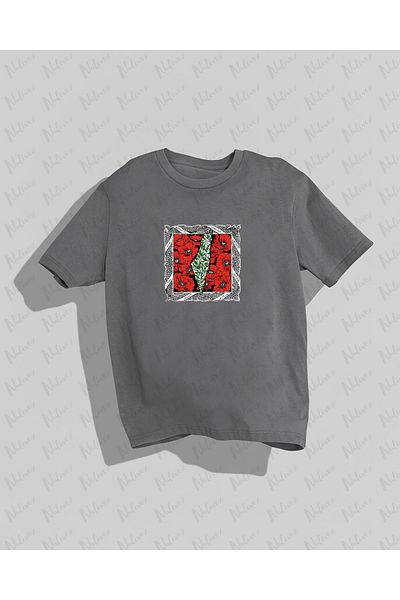 Nulivez Palestine Design Printed High Quality Compact Unisex Oversize T-Shirt