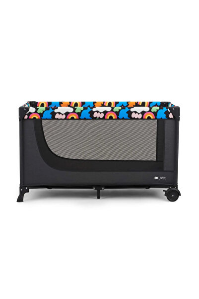 Kinderkraft KINDERKRAFT JOY2 TRAVEL Crib, WITHOUT ACCESSORIES, BLACK