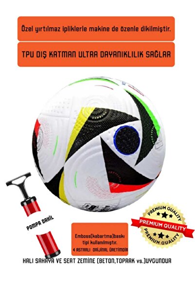 Hisar Futbol Dünya Kupası 2026 Tasarım Futbol Topu 4 Astarlı No:5 480 gram