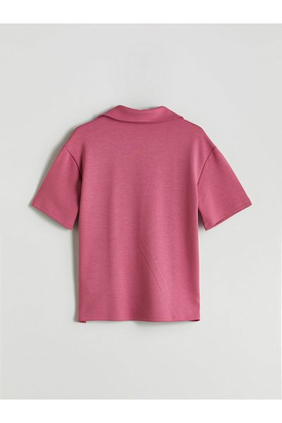 LC Waikiki Tricou de damă cu broderie cu guler polo