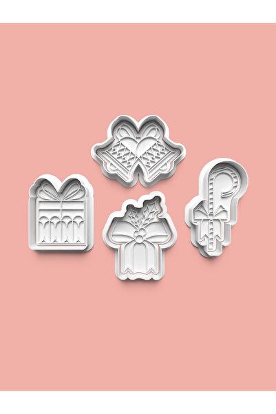 AKTASTORE Party Time Cookie Mold and Sugar Dough Mold Set of 4