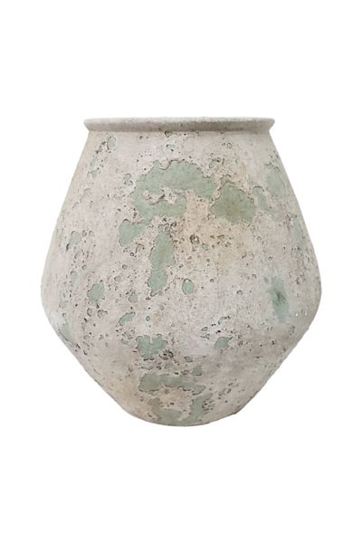 Generic Luxury vase in calm green color for elegant home decor, gardens or balconies, size (20*20*26 cm)