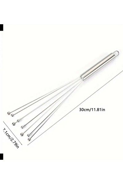 ÇEÇEN HOME New Generation Adjustable Stainless Steel Metal Bead Ball End Beater