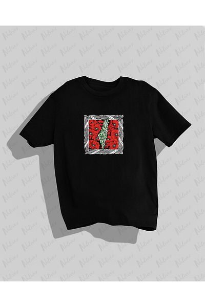 Nulivez Palestine Design Printed High Quality Compact Unisex Oversize T-Shirt