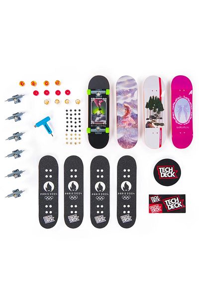 Spin Masters TECH DECK PACKAGE 4 PIECES FINGERBOARD SHAME 9.6CM