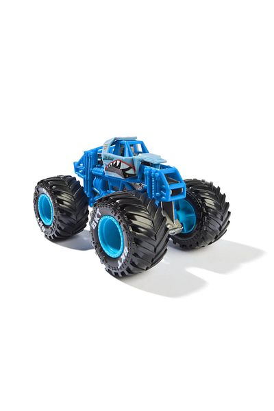 Spin Masters MONSTER JAM METAL CAR MEGALODON BLUE 1 TO 64 SCALE