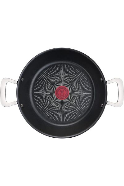 TEFAL Unlimited Titanium Anti-Scratch Coating Shallow Cooking Pot, 26 cm, G2557102