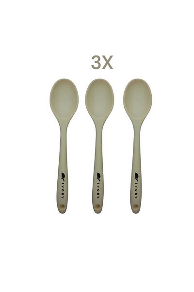 cephome güvenilir alışverişin adresi silicone 3-piece spoon set