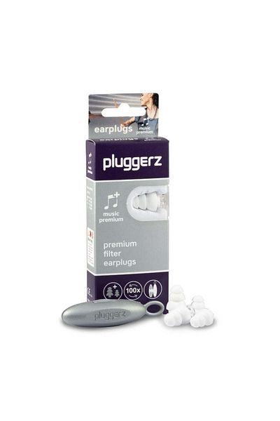 PLUGGERZ Dopuri de urechi din silicon premium Music pentru filtrarea zgomotului, 4 bucăți