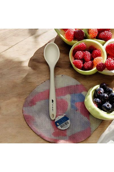 cephome güvenilir alışverişin adresi White 28 cm Heat Resistant - Silicone Spoon