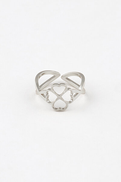 Sortie Aksesuar 4 Yapraklı Yonca Kalp Figürlü Boyu Ayarlanabilir Paslanmaz Çe...