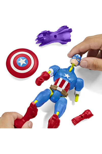 Hasbro MARVEL AVENGERS MIX MASHERS FIGURKA KAPITÁNA AMERIKA 12CM