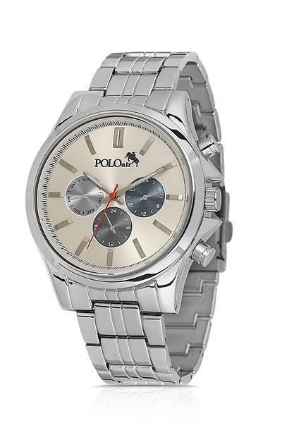 Polo Air Classic Men's Wrist Watch Silver Color Pl-0997E3X