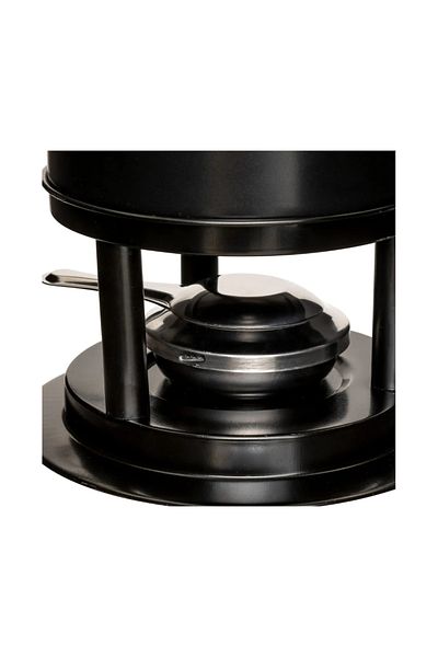 Secret de Gourmet Fondue serving set SG Black, stainless steel, 6 people, 19 x 17 cm