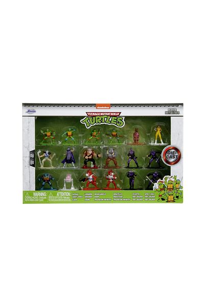 Simba JADA NANOFIGURINES METAL NINJA TURTLES 18 FIGURES 4CM
