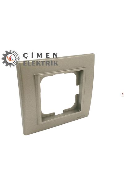 LiderGlobal Anthracite single frame - compatible frame for socket and switch
