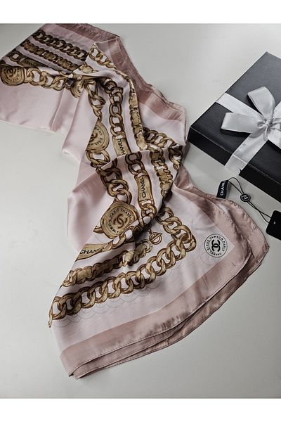 Webinay Home Voile Silk Shawl Chain Pattern New Season Shawl Scraf Premium