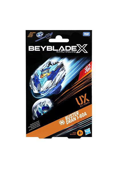 Hasbro BEYBLADE X LET IT RIP LAUNCHER AND BUSTER WHEEL SET DRAN 1-60A UX