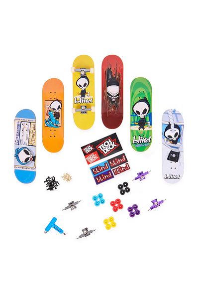 Spin Masters TECH DECK 6-PIECE PACK WITH BLIND FINGERBOARD ACCESSORIES