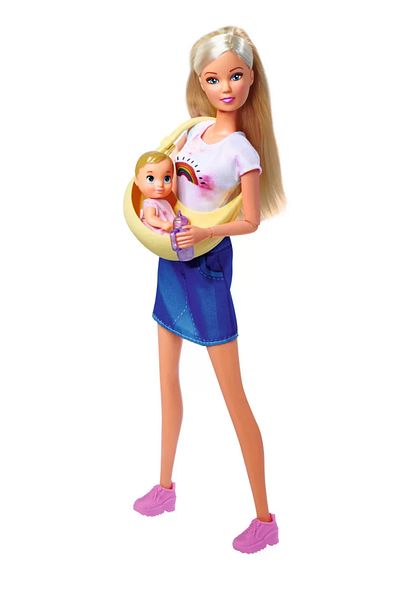 Simba STEFFI LOVE STEFFI DOLL WITH BABY CARRIER