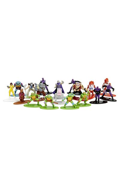 Simba JADA NANOFIGURINES METAL NINJA TURTLES 18 FIGURES 4CM