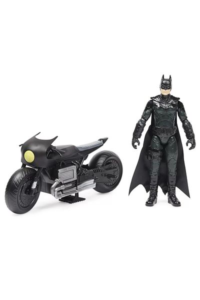 Batman BATMAN FILM MOTOCICLETA LUI BATMAN SI FIGURINA BATMAN 30CM