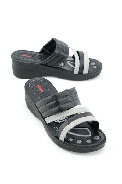 GEZER Summer slippers for women with high heels, anatomical, comfortable, casual