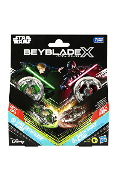Hasbro BEYBLADE X STAR WARS DUO PACK LUKE SKYWALKER 4-80B AND DARTH VADER 4-60P