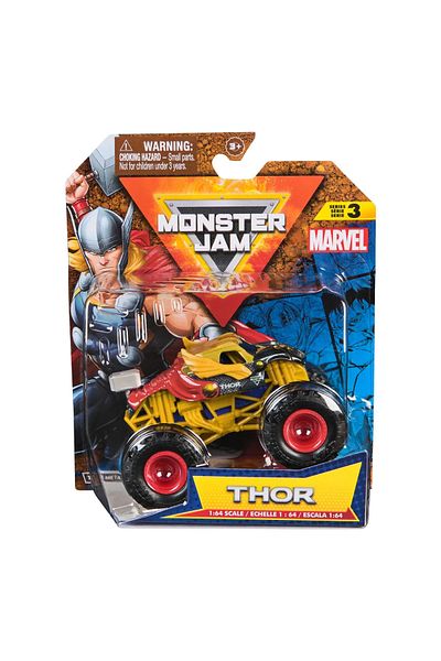 Spin Masters MONSTER JAM MARVEL GIANT THOR TRUCK 1 TO 64 SCALE