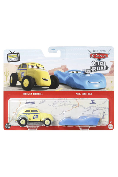 mattel CARS3 SET 2 MASINUTE METALICE GEARSTEN MARSHALL SI MARC SONDTIMER