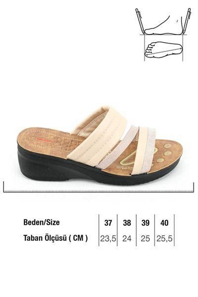 GEZER Summer slippers for women with high heels, anatomical, comfortable, casual