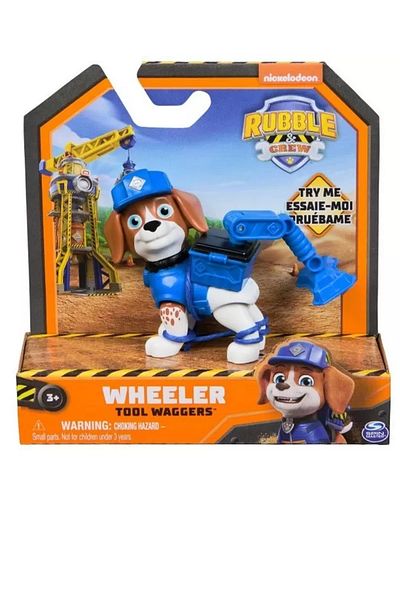 Spin Masters PAW PATROL RUBBLE AND CREW FIGURE WHEELER 5CM