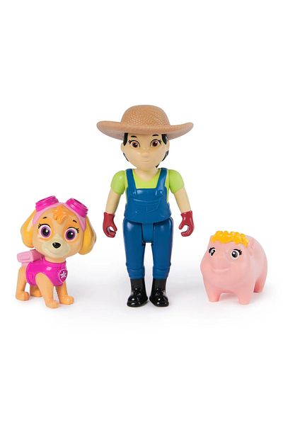 Spin Masters PAW PATROL RESCUE HEROES SKYE AND FARMER YUMI FIGURE SET