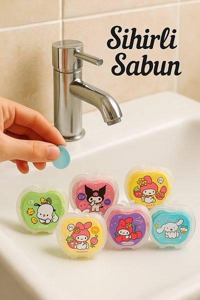 HEY GİDİ GİFT Mini Hand Soap with Magic Figure |   Disposable Foam Soap in Sweet Box – Hygienic & Practical