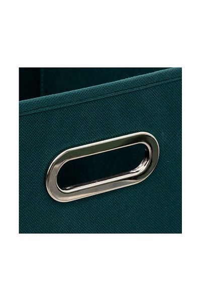 5 five simply smart 5 five storage box, polyester, blue, 31x31 cm