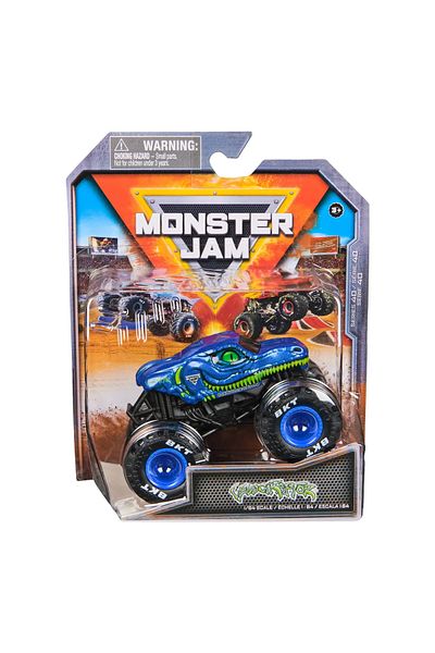 Spin Masters MONSTER JAM METAL CAR VELOCIRAPTOR SCALE 1 TO 64