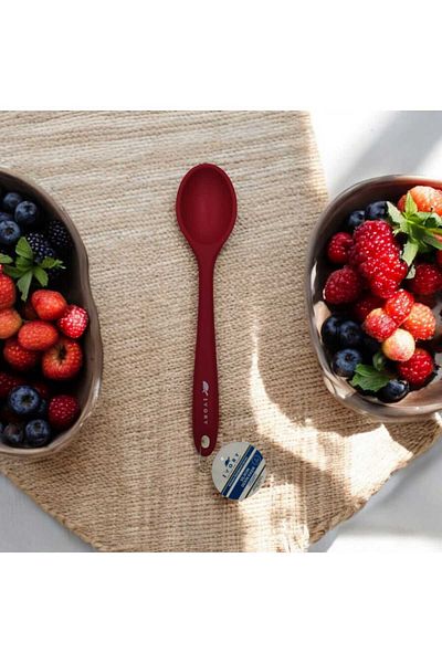 cephome güvenilir alışverişin adresi Red 28 cm Heat Resistant - Silicone Spoon