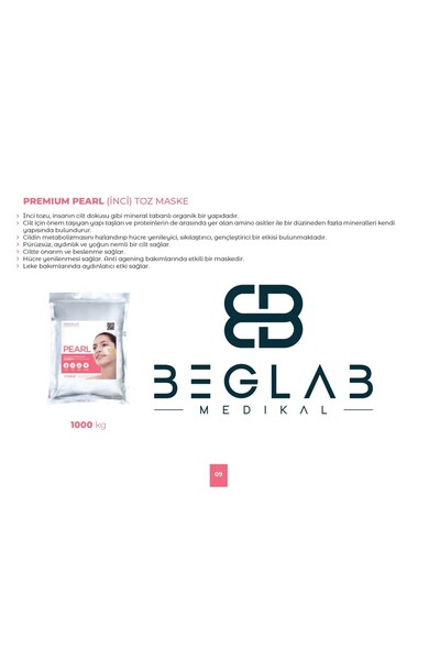 PEARL PREMIUM PEARL (İNCİ) TOZ MASKE 1KG