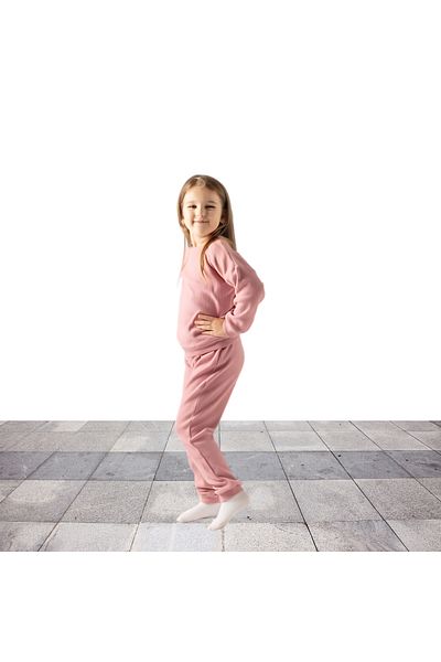 Fox Moda Cotton Girl's Bottom Top Set Swaetsihrt