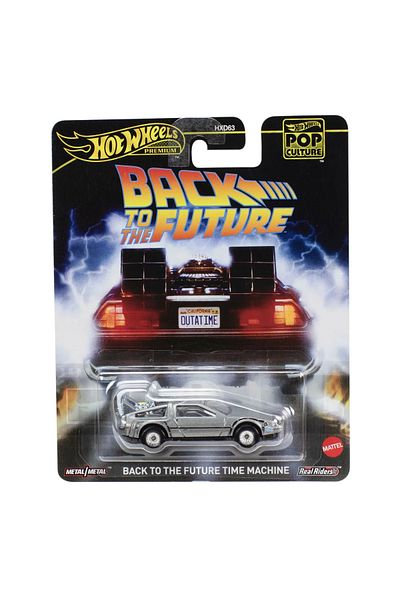 HOT WHEELS POP CULTURE METAL CAR BACK TO THE FUTURE 1:64 SCALE