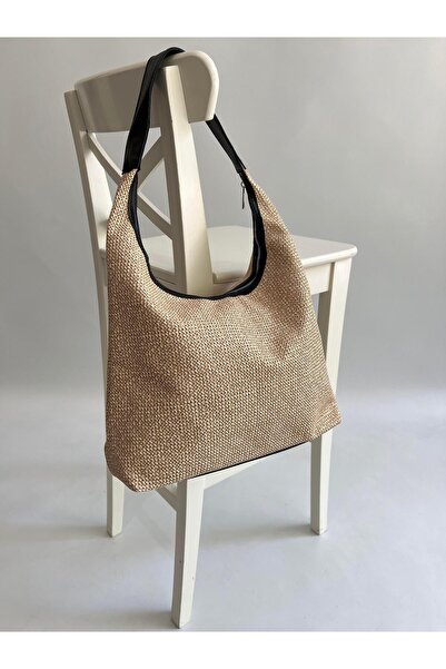 Mia Collection Geantă de mână și de umăr pentru femei Summer Dark Model, neagră