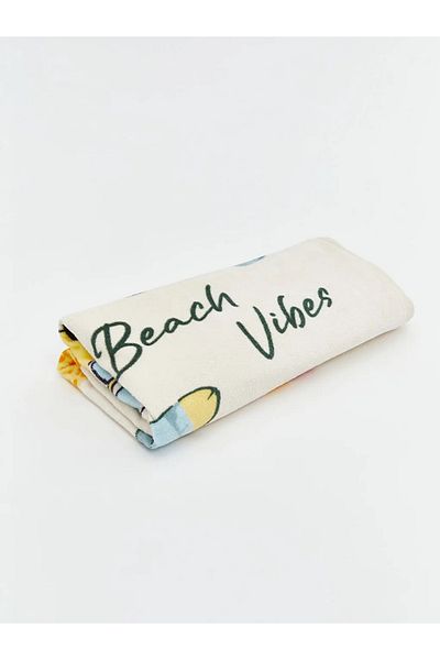 LC Waikiki LCW ACCESSORIES Μικτή στάμπα γυναικεία πετσέτα παραλίας 70x150 cm