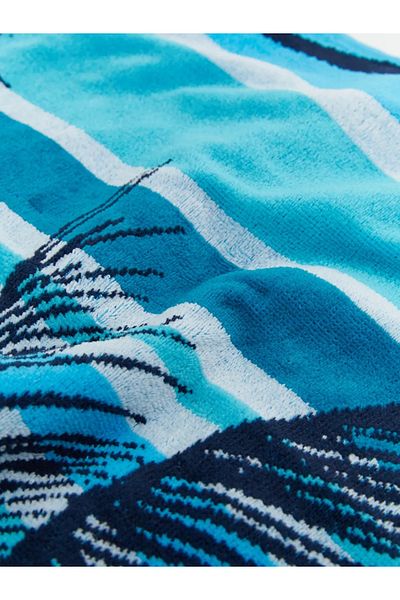 LC Waikiki Lcw Accessories Blue Printed Men's Beach Towel 70X150 cm