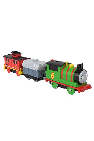 THOMAS PERCY BRAKE CAR BRUNO MOTORIZED LOCOMOTIVE WITH 2 CARS