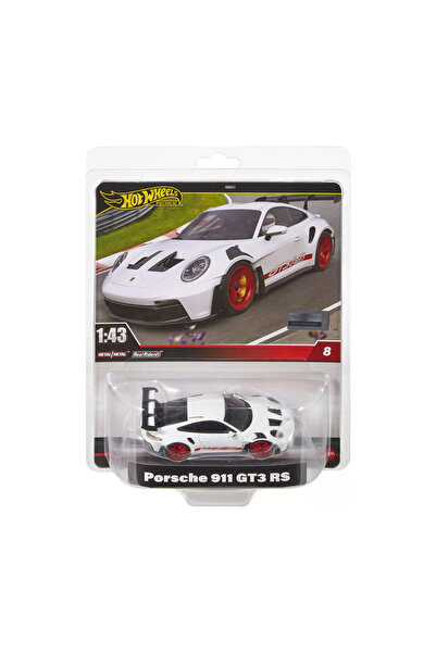 mattel HOT WHEELS PREMIUM REAL RIDERS METAL CAR PORSCHE 911 GT3 RS SCALE 1:43