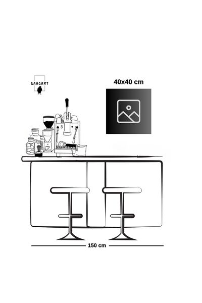 GAAGART Kare Kanvas Ünlü Eserler Claude Monet Isırgan Otu 1897