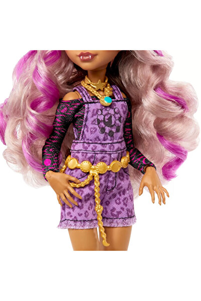 MONSTER HIGH PAPUSA CLAWDEEN WOLF CU ANIMALUT SI ACCESORII