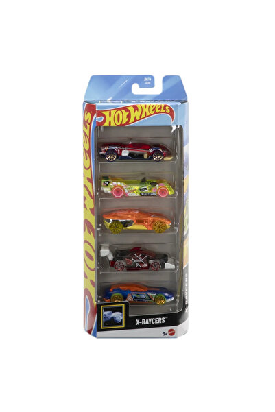 mattel SET OF 5 HOT WHEELS X-RAYCERS CARS